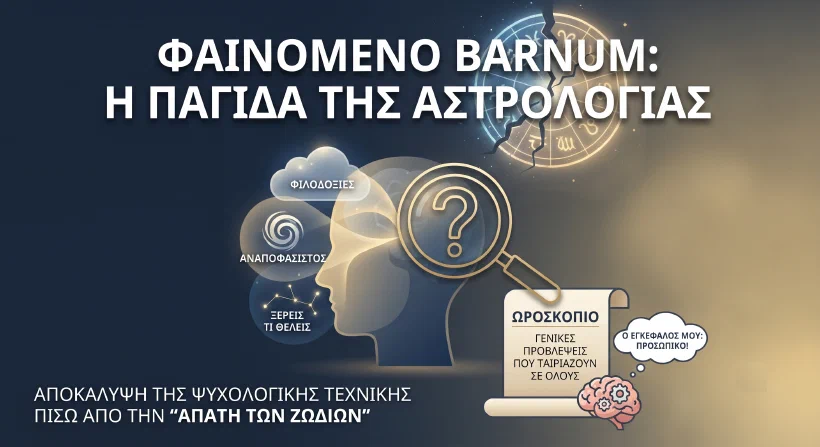 Barnum Effect: Η Ψυχολογία πίσω από τα Ζώδια