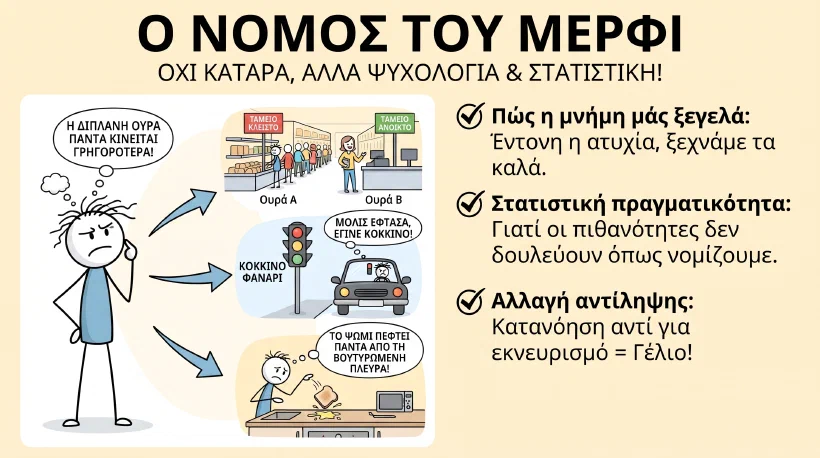 Μήπως Δεν Είναι Γκαντεμιά; Η Επιστήμη Πίσω από τον Νόμο του Μέρφι