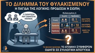Θα Πρόδιδες για να Σώσεις τον Εαυτό σου; Το Δίλημμα του Φυλακισμένου