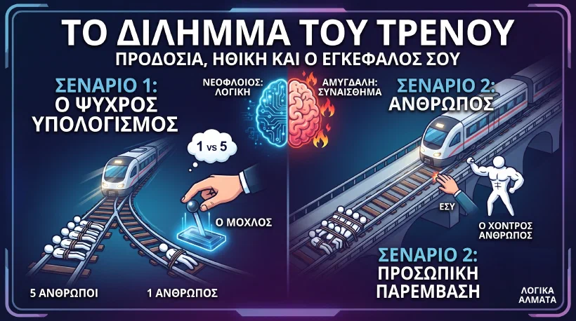 Θα σκότωνες έναν για να σώσεις πέντε; Το Δίλημμα του Τρένου