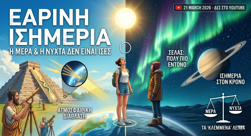 Εαρινή Ισημερία: Γιατί η Μέρα και η Νύχτα Δεν Είναι Ακριβώς Ίσες