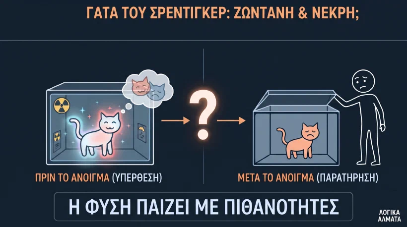 Η Γάτα του Σρέντιγκερ: Το Παράδοξο που Άλλαξε την Αντίληψή μας για την Πραγματικότητα