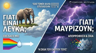 Γιατί τα Σύννεφα είναι Λευκά; Και Γιατί Μαυρίζουν Πριν τη Βροχή;