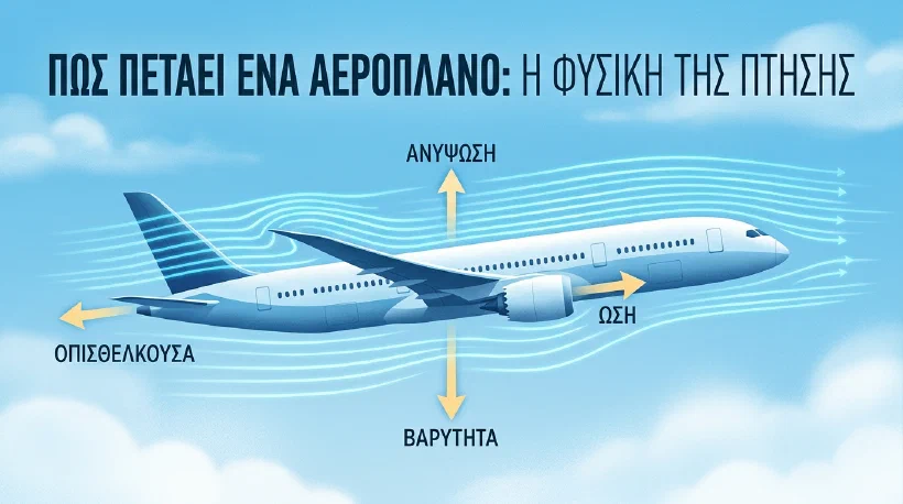 Πώς Πετάει ένα Αεροπλάνο; Η Φυσική της Πτήσης