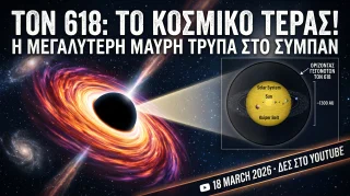 TON 618: Η Μεγαλύτερη Μαύρη Τρύπα στο Σύμπαν